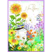 New Home Isabel's Garden Card SE32029