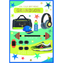 Grandson Isabel's Garden Card SE32033