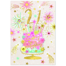 Age 21 Female Isabel's Garden Card SE32034