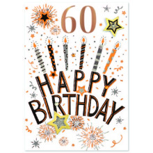 Age 60 Male Isabel's Garden Card SE32035