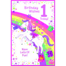 Age 1 Girl C75 Card SE32090