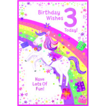 Age 3 Girl C75 Card SE32090