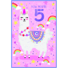 Age 5 Girl C75 Card SE32091