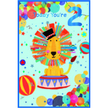 Age 2 Boy C75 Card SE32093