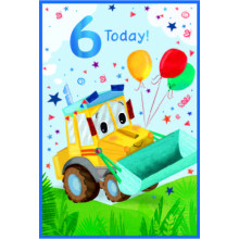 Age 6 Boy C75 Card SE32094