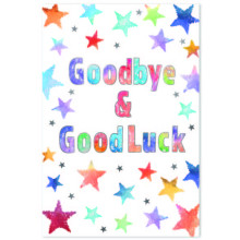 Goodbye & Good Luck C50 Card SE32102