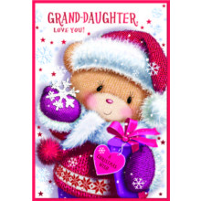 JXC2640 Grand-daughter Juvenile C50 Christmas Card SE32136