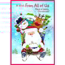 JXC3012 From All Of Us Juvenile C50 Christmas Card SE32137