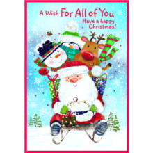 JXC2993 To All Of You Juvenile C50 Christmas Card SE32137