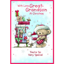 JXC2699 Great Grandson Juvenile C50 Christmas Card SE32138
