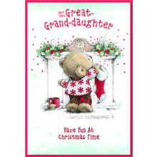 JXC2661 Great Grand-daughter Juvenile C50 Christmas Card SE32139