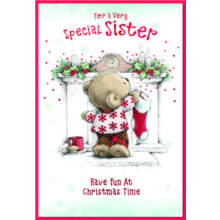 JXC2530 Sister Cute C50 Christmas Card SE32139