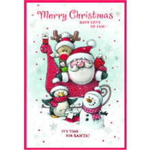 JXC2353 Open Juvenile C50 Christmas Card SE32140