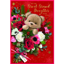 JXC2657 Great Grand-daughter Cute C50 Christmas Card SE32142
