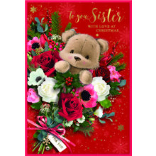 JXC2531 Sister Cute C50 Christmas Card SE32142