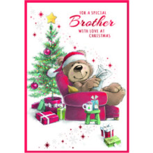 JXC2551 Brother Cute C50 Christmas Card SE32143