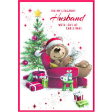 JXC2415 Husband Cute C50 Christmas Card SE32143