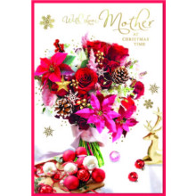 JXC2446 Mother Trad C50 Christmas Card SE32145