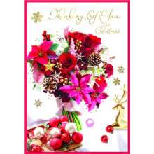 JXC3037 Thinking of You Female Trad C50 Christmas Card SE32145