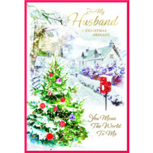 JXC2407 Husband Trad C50 Christmas Card SE32146