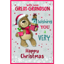 JXC2696 Great Grandson Cute C50 Christmas Card SE32149