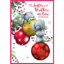 JXC2801 Sister & Brother-In-Law Cute C50 Christmas Card SE32150