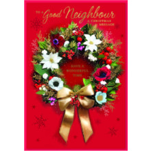 JXC3018 Neighbour Female Trad C50 Christmas Card SE32153