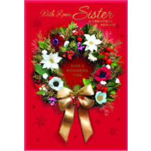 JXC2519 Sister Trad C50 Christmas Card SE32153