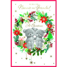 JXC2851 Nannie & Grandad Cute C50 Christmas Card SE32162