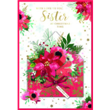 JXC2521 Sister Trad C50 Christmas Card SE32163