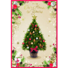 JXC3030 House To House Trad C50 Christmas Card SE32164