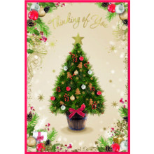 JXC3039 Thinking of You Trad C50 Christmas Card SE32164