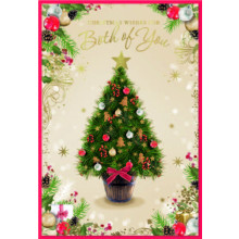 JXC2927 To Both Of You Trad C50 Christmas Card SE32164
