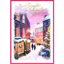 JXC2743 Daughter & Son-In-Law Trad C50 Christmas Card SE32165