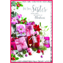 JXC2536 Sister Trad C75 Christmas Card SE32171
