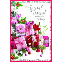 JXC2887 Special Friend Female Trad C75 Christmas Card SE32171