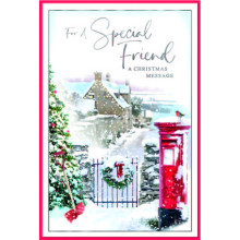 JXC2890 Special Friend Male Trad C75 Christmas Card SE32172