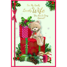 JXC2398 Wife Cute C75 Christmas Card SE32173