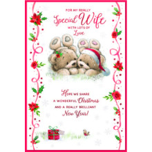 JXC2399 Wife Cute C75 Christmas Card SE32180