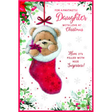 JXC2489 Daughter Cute C75 Christmas Card SE32184