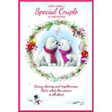 JXC2982 Special Couple Cute C75 Christmas Card SE32186