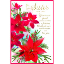 JXC2537 Sister Trad C75 Christmas Card SE32190