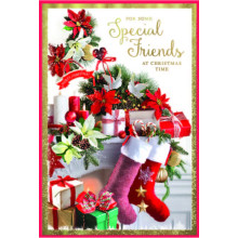 JXC2915 Special Friends Trad C75 Christmas Card SE32192