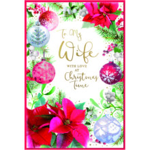 JXC2396 Wife Trad C75 Christmas Card SE32195