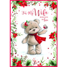 JXC2403 Wife Cute C90 Christmas Card SE32197