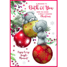 JXC2958 To Both Of You Cute C90 Christmas Card SE32199