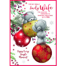 JXC2404 Wife Cute C90 Christmas Card SE32199