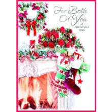 JXC2957 To Both Of You Trad C90 Christmas Card SE32202