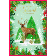 JXC2409 Husband Trad C50 Christmas Card SE32204