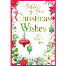 JXC2814 Sister-In-Law Trad C50 Christmas Card SE32206